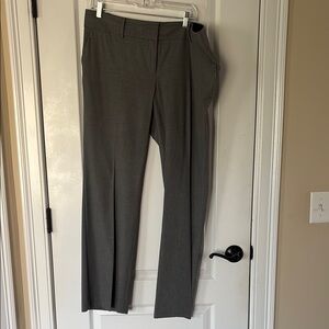 Ann Taylor Gray Dress Pants Straight Leg Formal